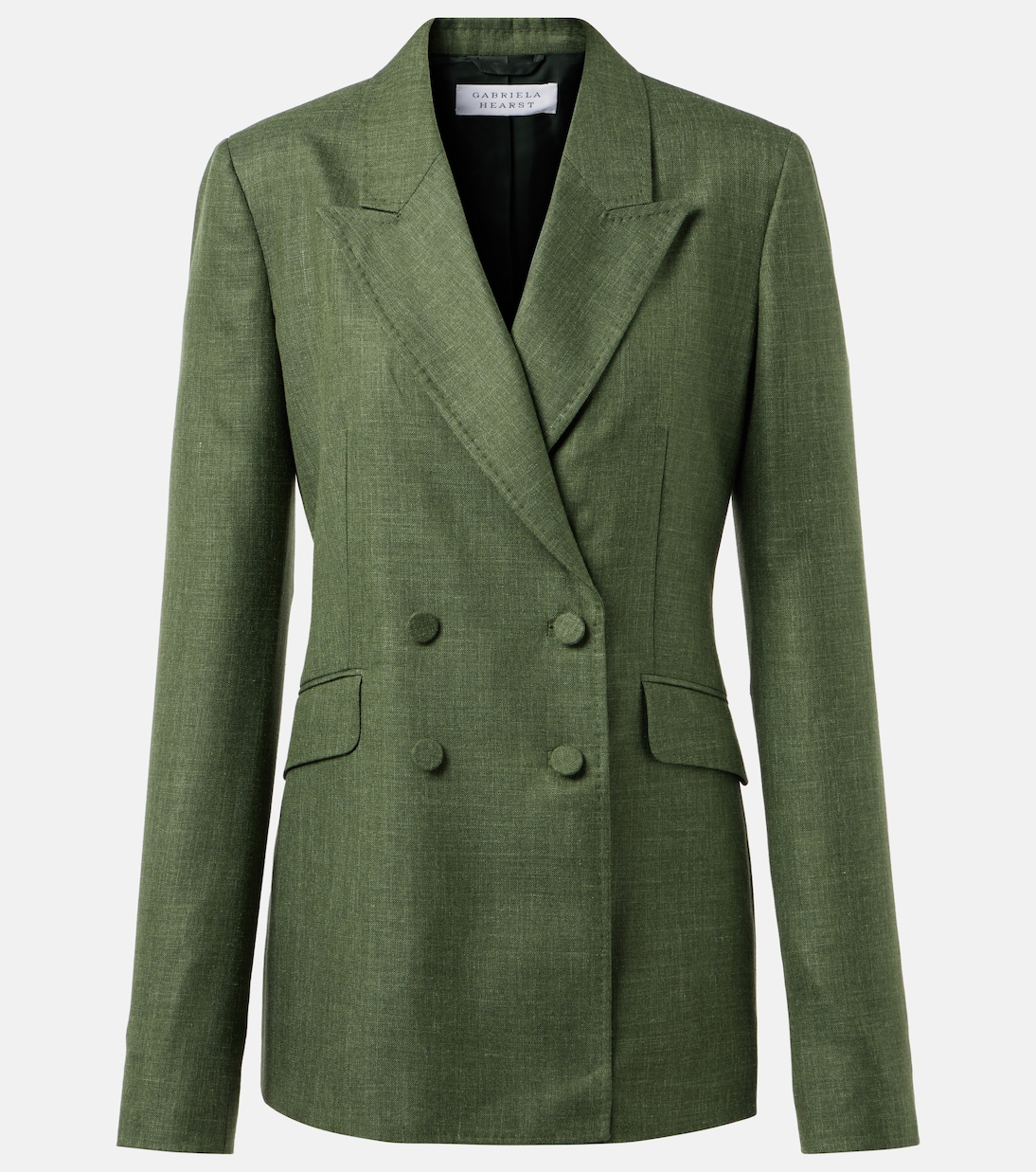 Blazer da abito Angela in seta e lino | Gabriela Hearst
