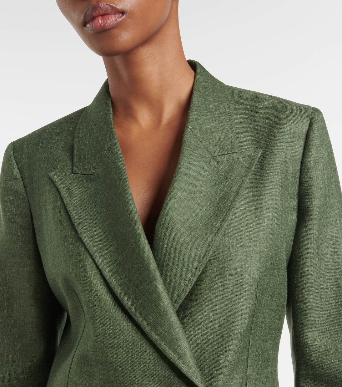 Blazer da abito Angela in seta e lino | Gabriela Hearst