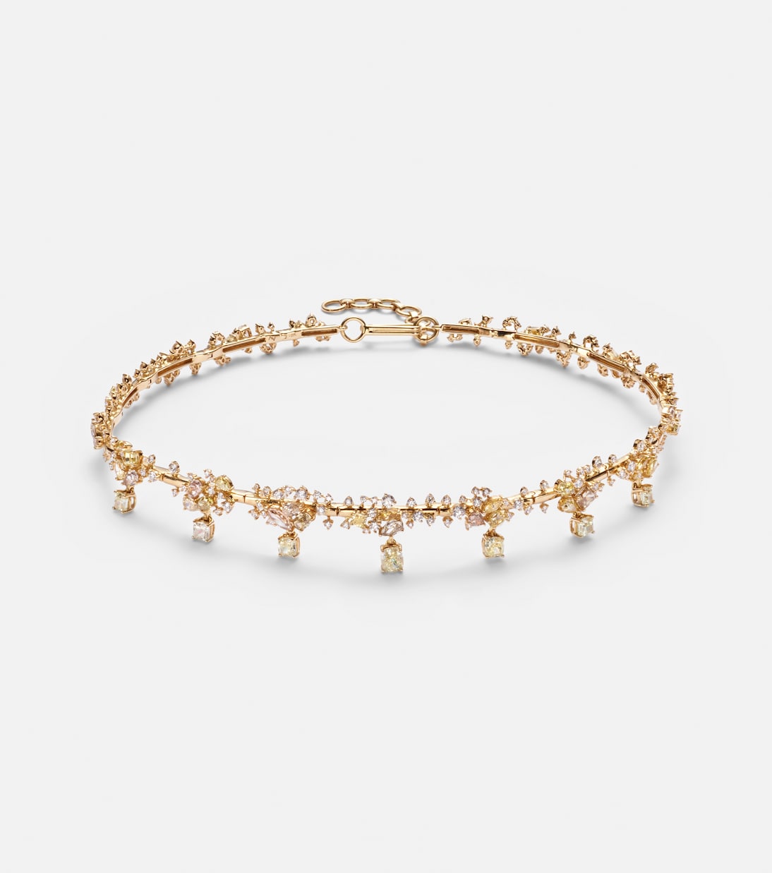 Choker in oro 18kt con diamanti | Ananya