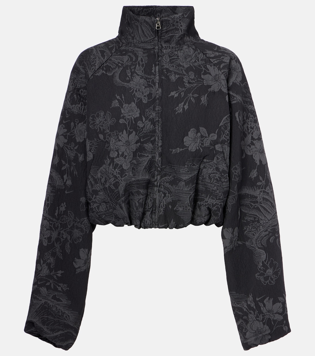 Jaquard oversized cropped track jacket | Nike