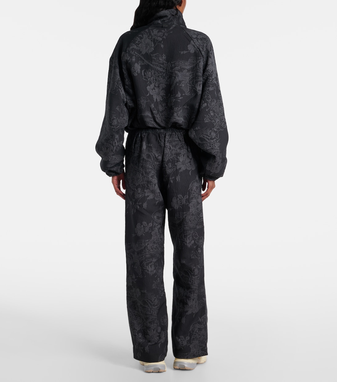 Jaquard oversized cropped track jacket | Nike