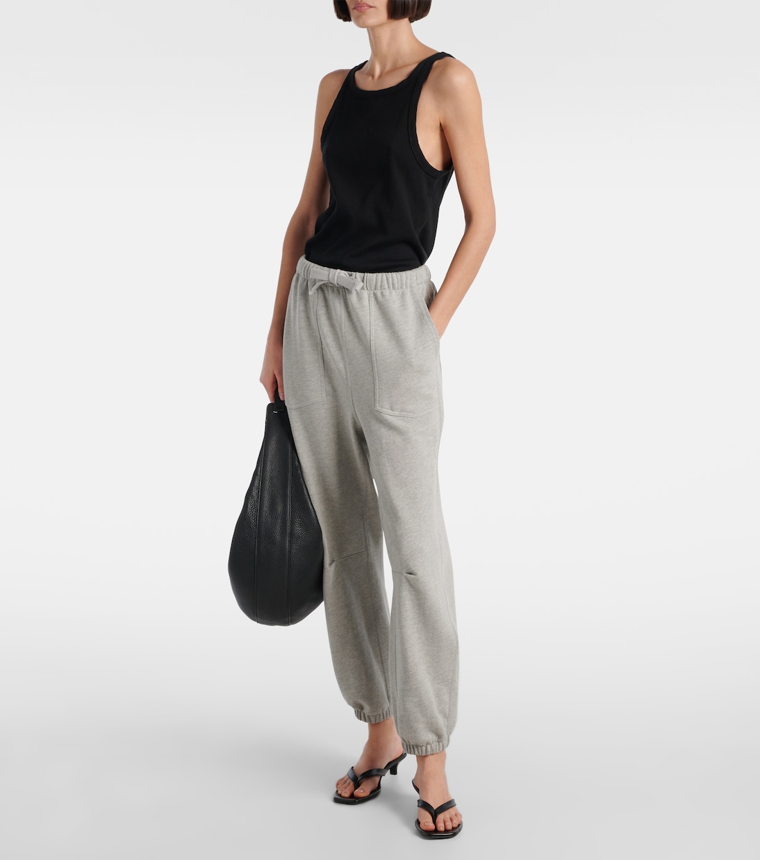 Dulce cotton-blend sweatpants | Nili Lotan