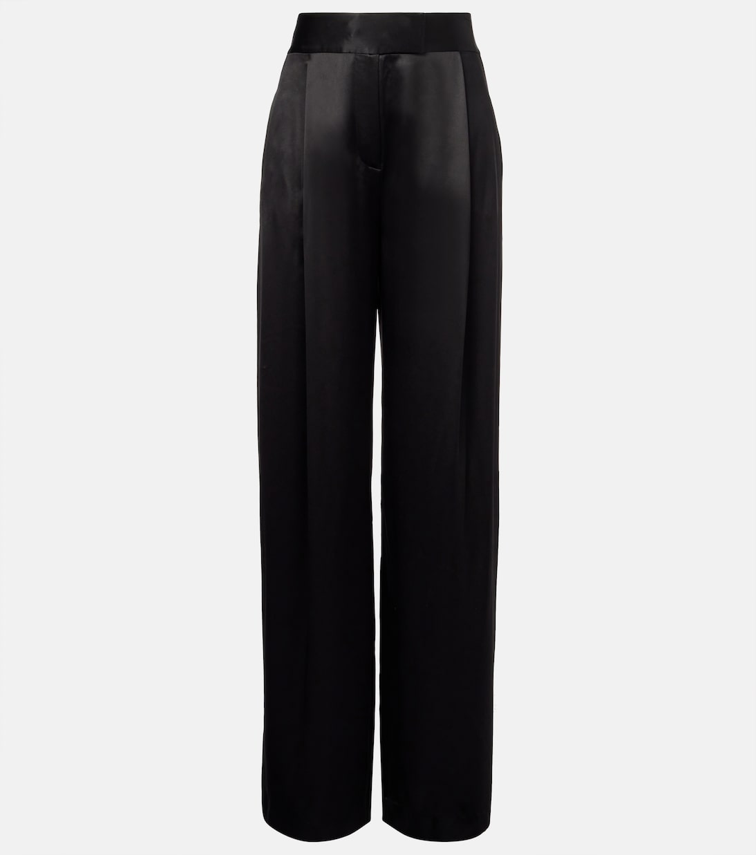 Weite High-Rise-Hose aus Seide | The Sei