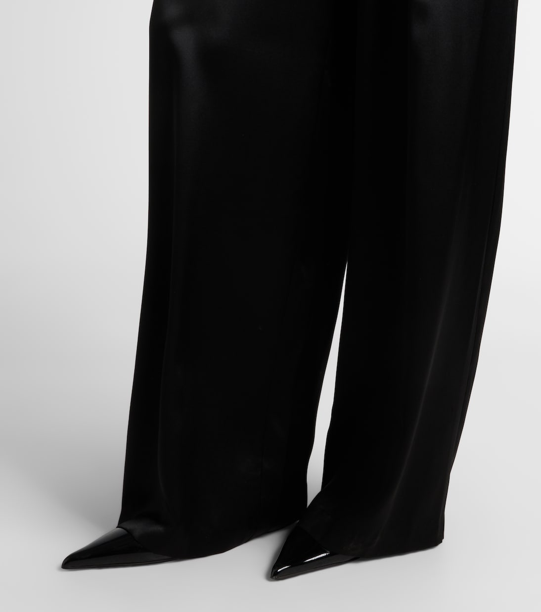 Weite High-Rise-Hose aus Seide | The Sei