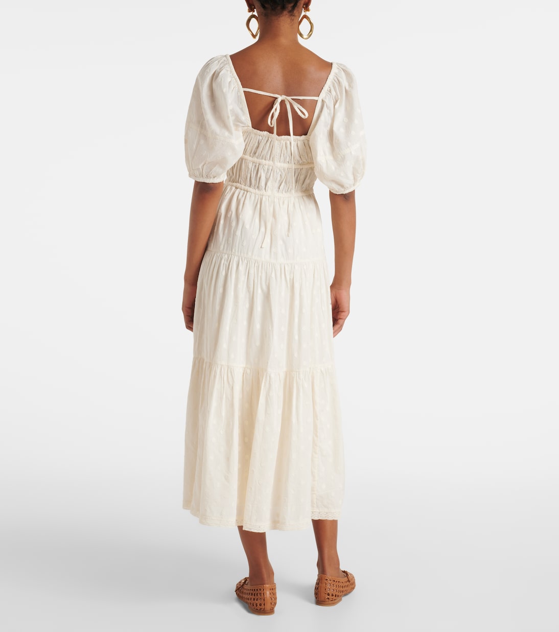 Palma gathered cotton maxi dress | Ulla Johnson