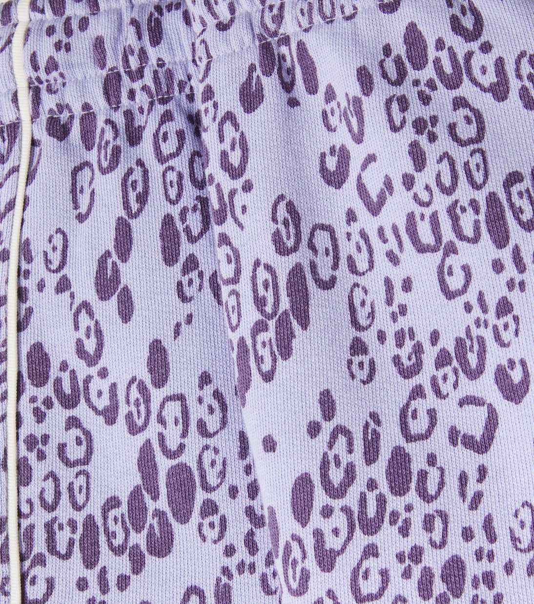 Leopard-print cotton jersey shorts | Mini Rodini