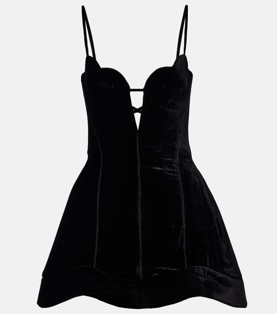 Vestido corto Kemna con bustier | Maria Lucia Hohan