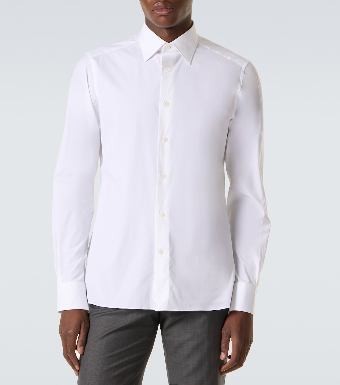 Cotton-blend shirt  | Zegna