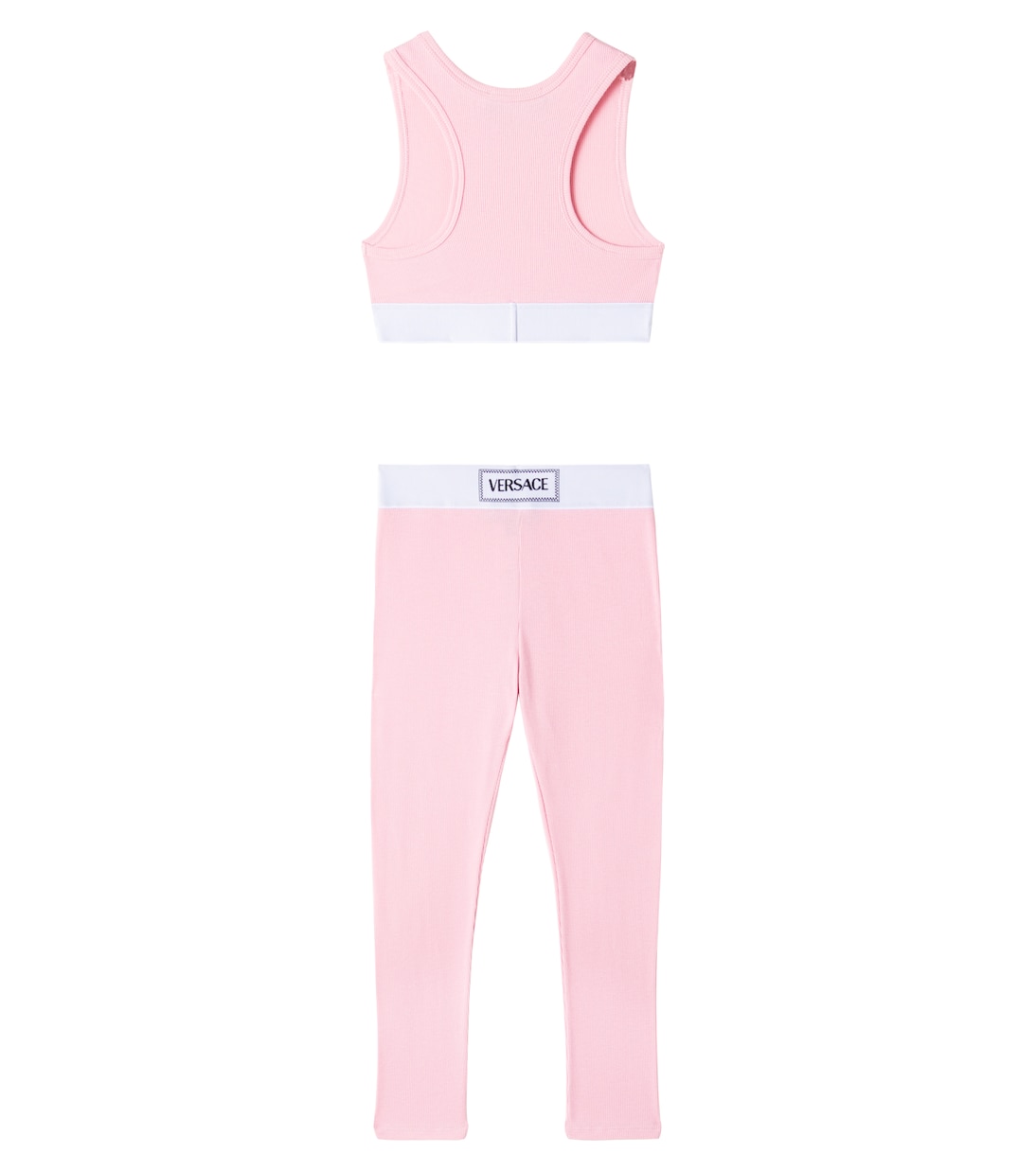 Set aus Cropped-Top und Leggings aus Jersey | Versace Kids