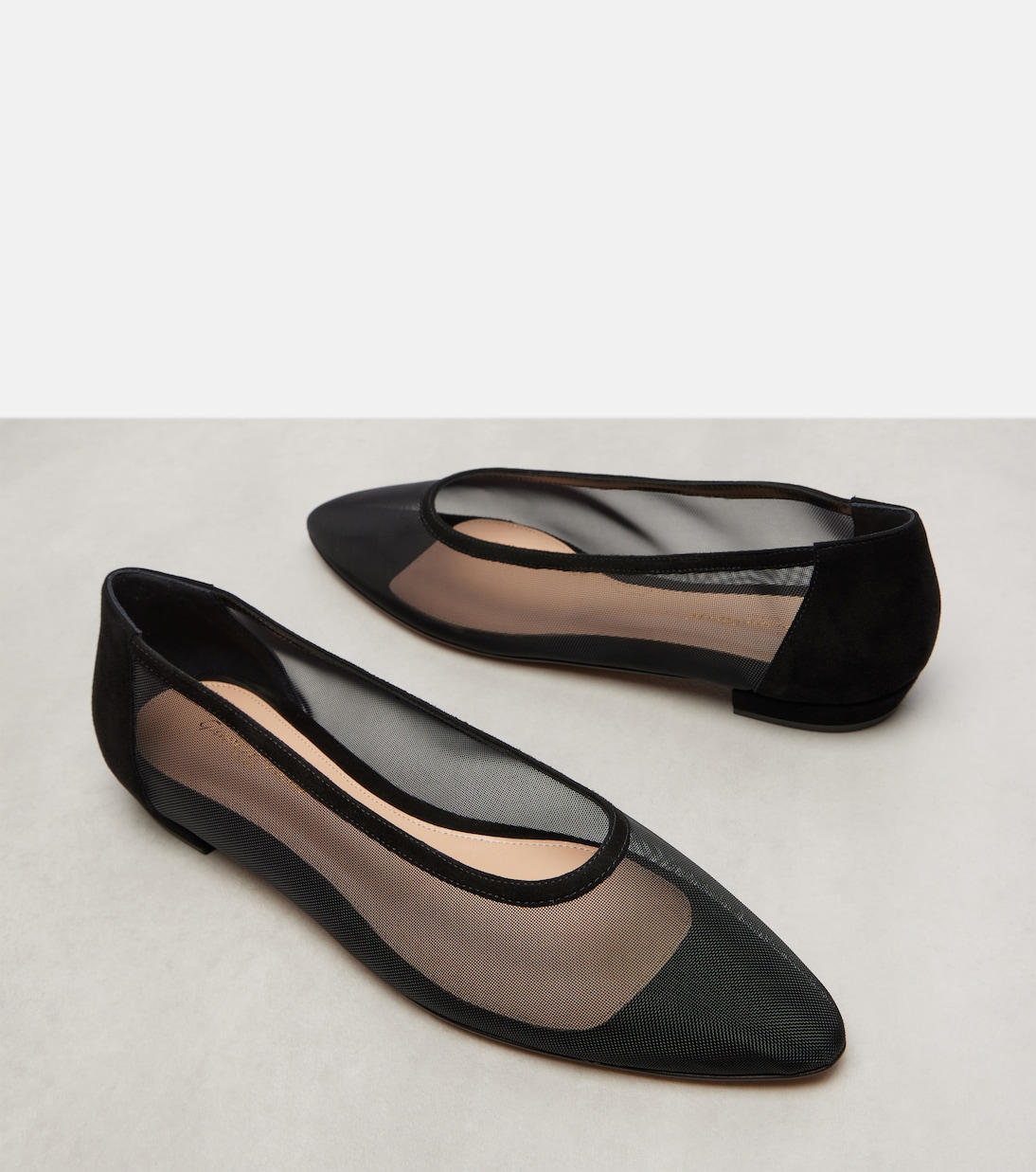 Ballerine in organza trasparente | Gianvito Rossi