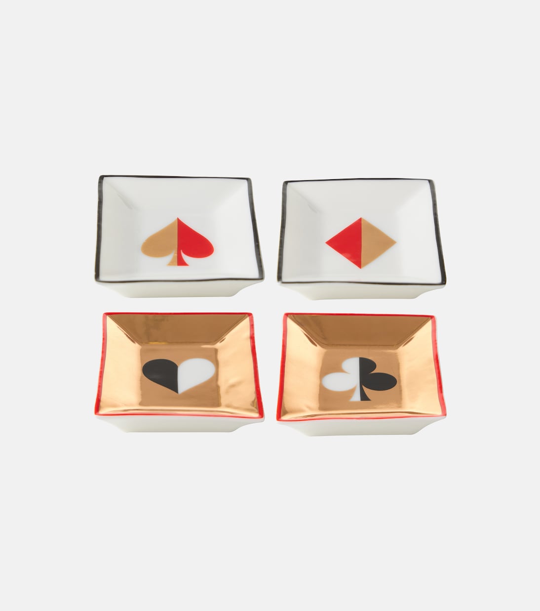 Dealer's Choice set of 4 decorative trays | Jonathan Adler