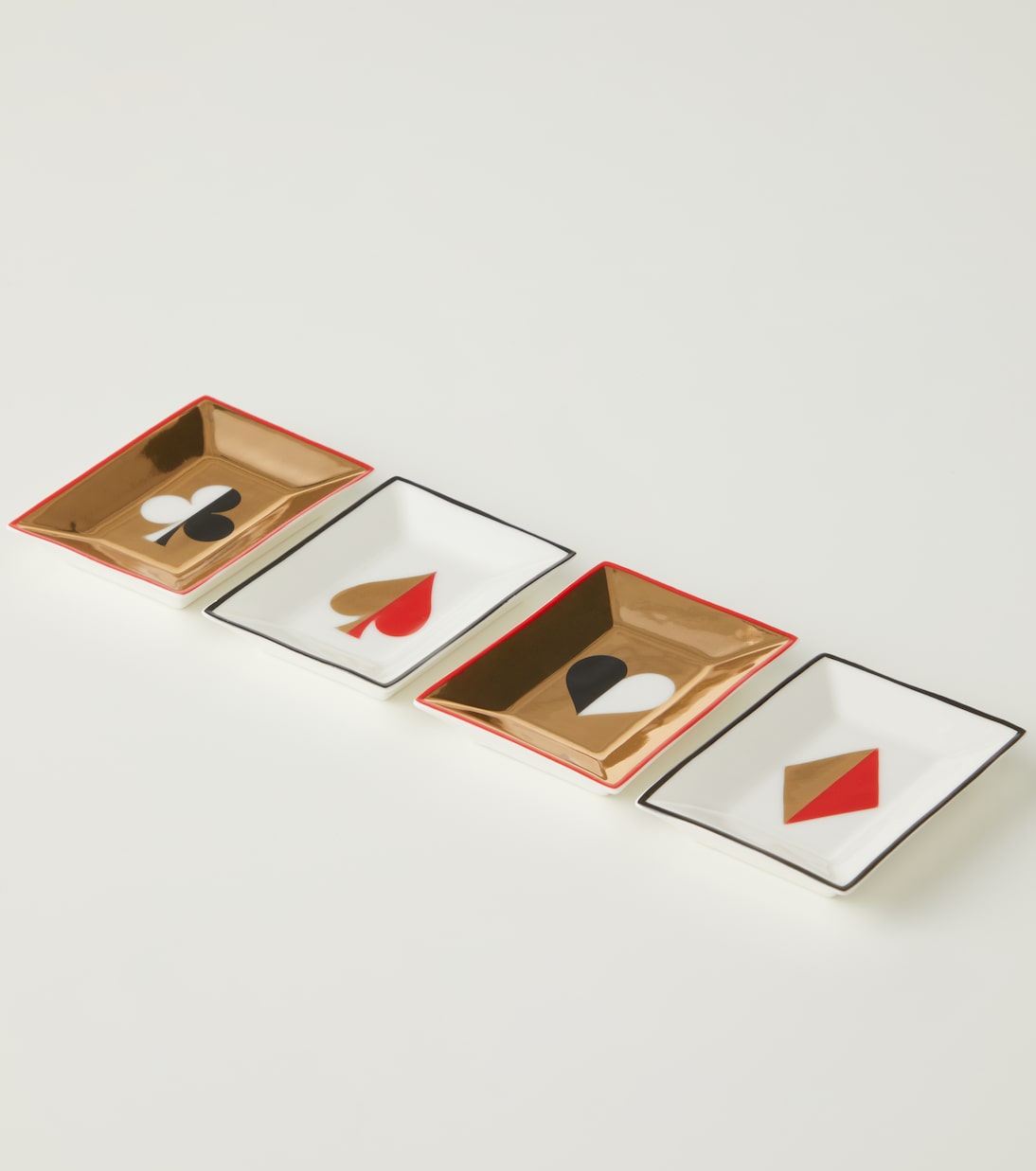 Dealer's Choice set of 4 decorative trays | Jonathan Adler