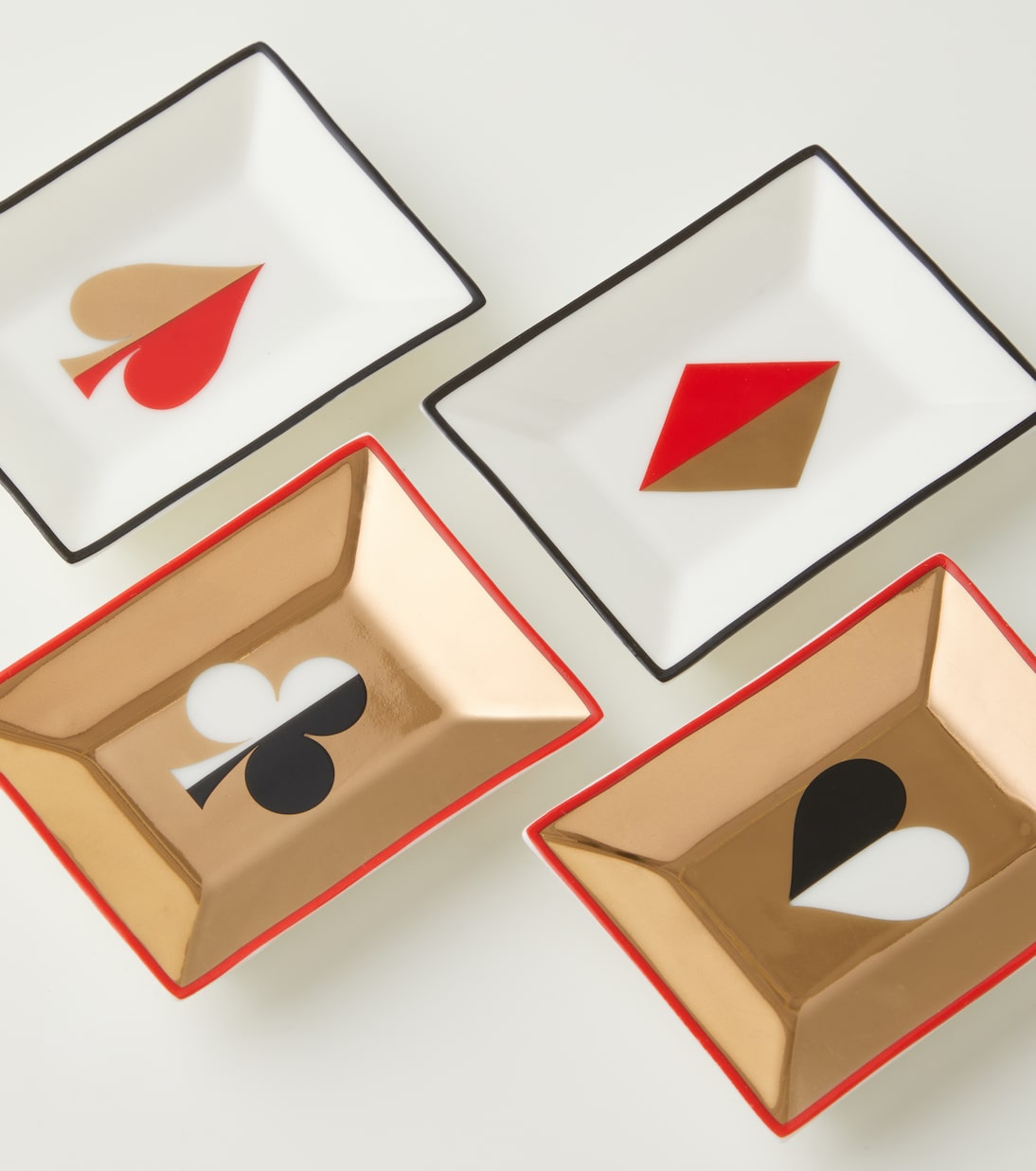 Dealer's Choice set of 4 decorative trays | Jonathan Adler
