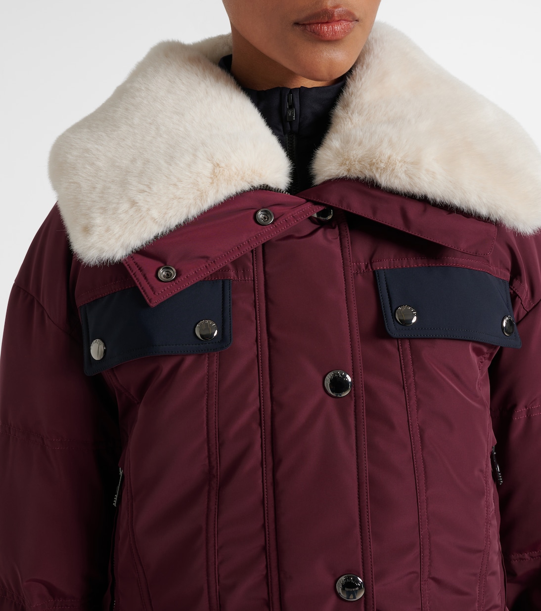 Lakki faux fur-trimmed ski jacket | Fusalp
