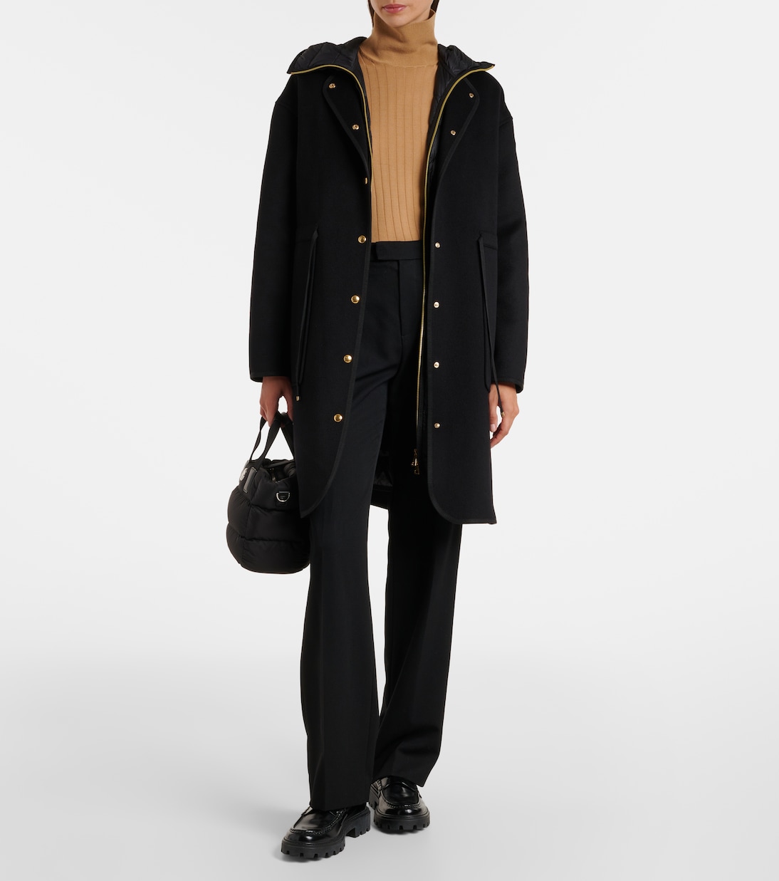 Cappotto reversibile in lana e cashmere | Moncler