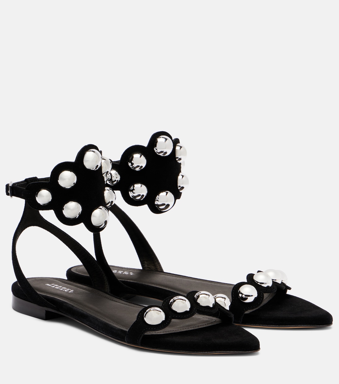 Sandales Aselda en daim à clous | Isabel Marant