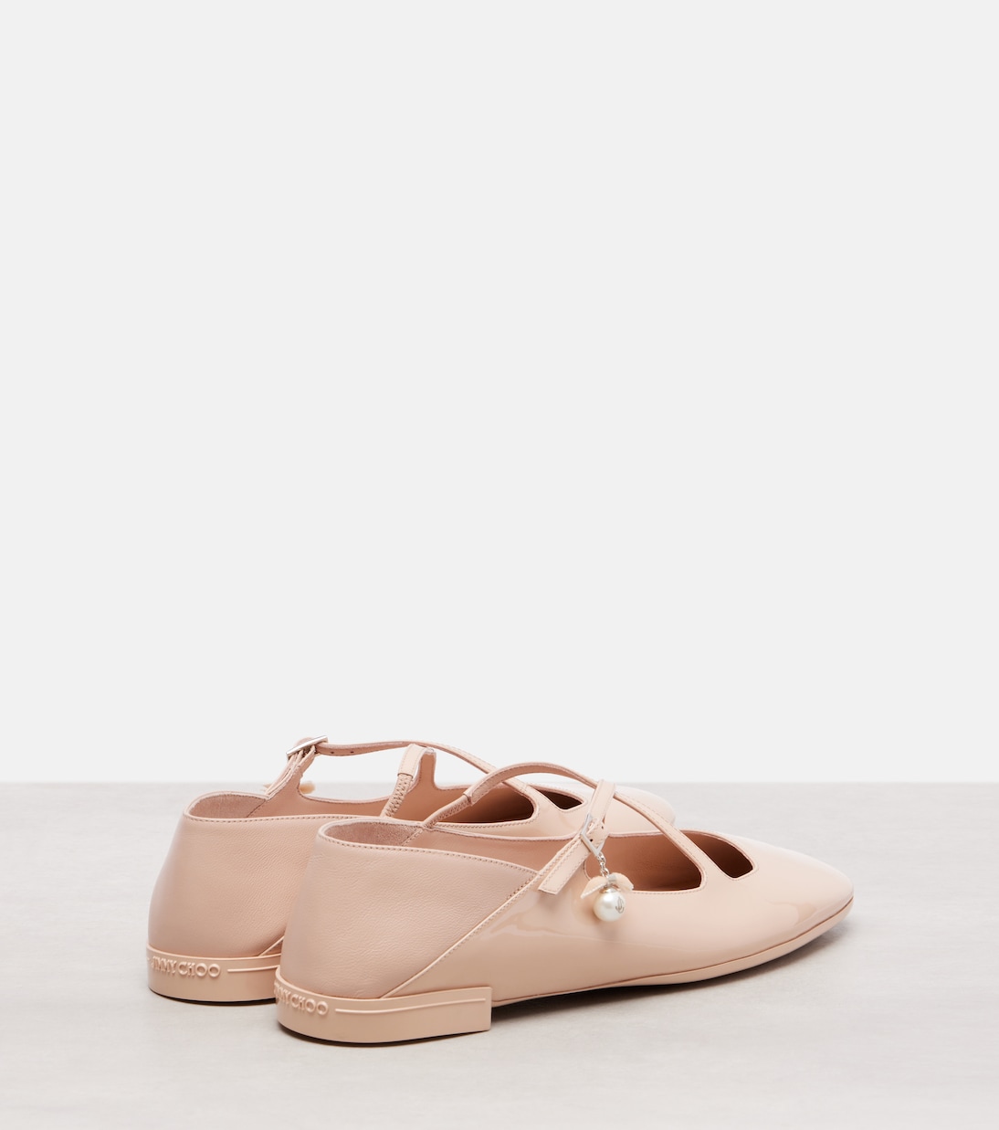 Eleri patent leather ballet flats | Jimmy Choo