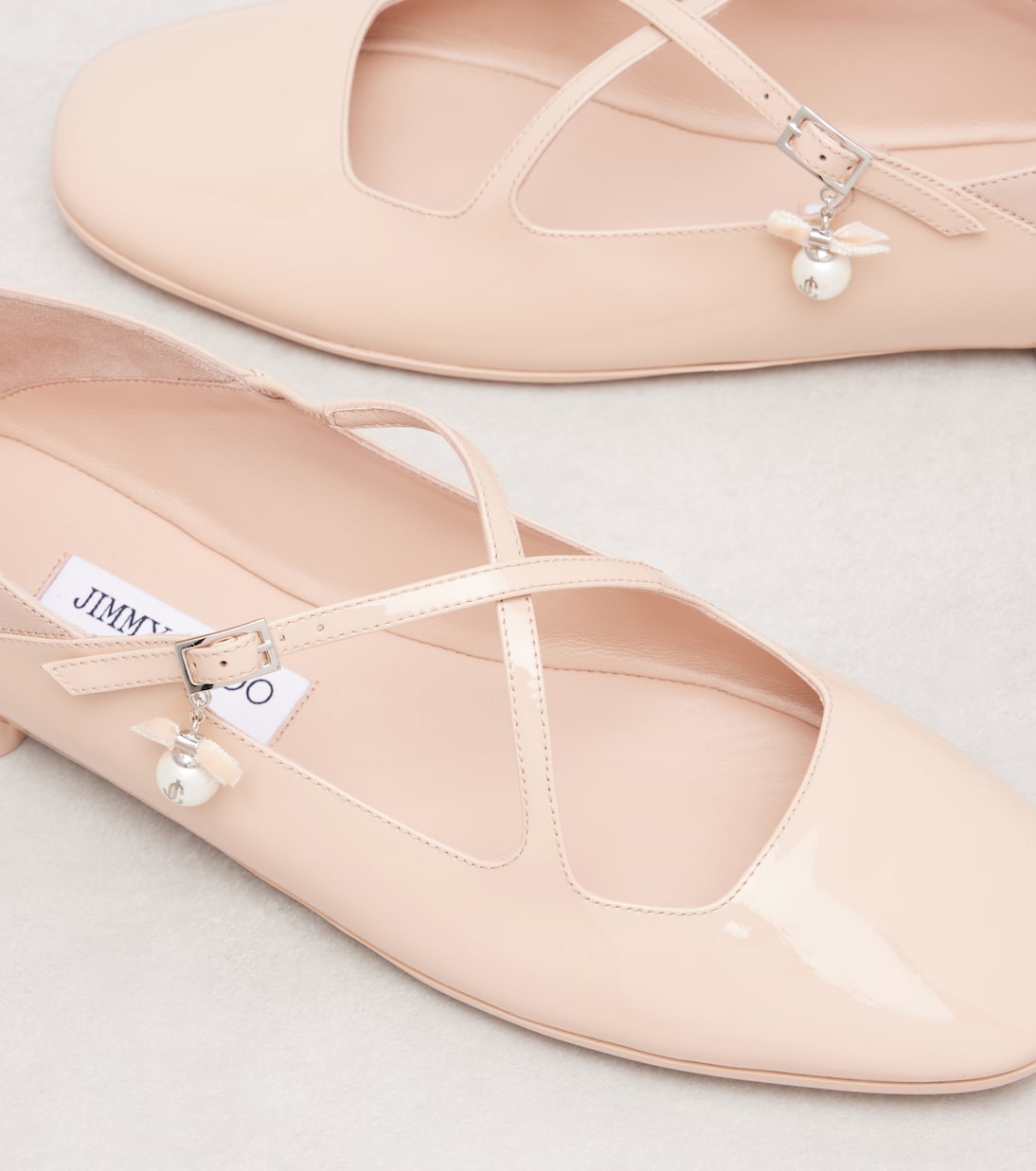 Eleri patent leather ballet flats | Jimmy Choo