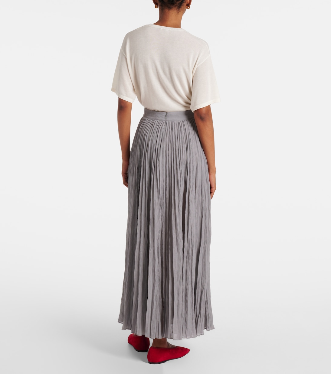 Jupe longue en coton mélangé | Toteme