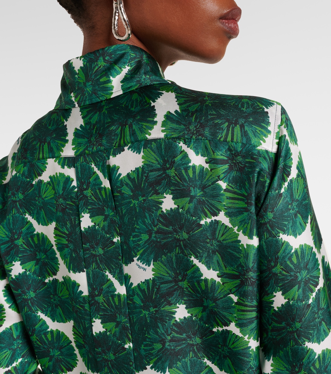 Rodesia printed silk twill shirt | Max Mara