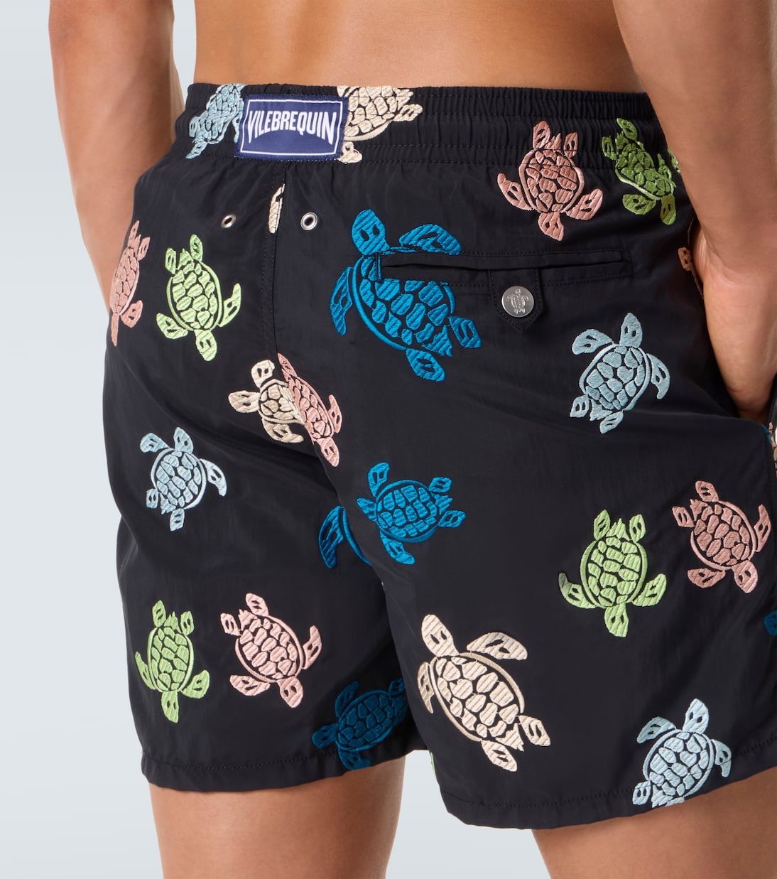 Mistral embroidered swim trunks | Vilebrequin