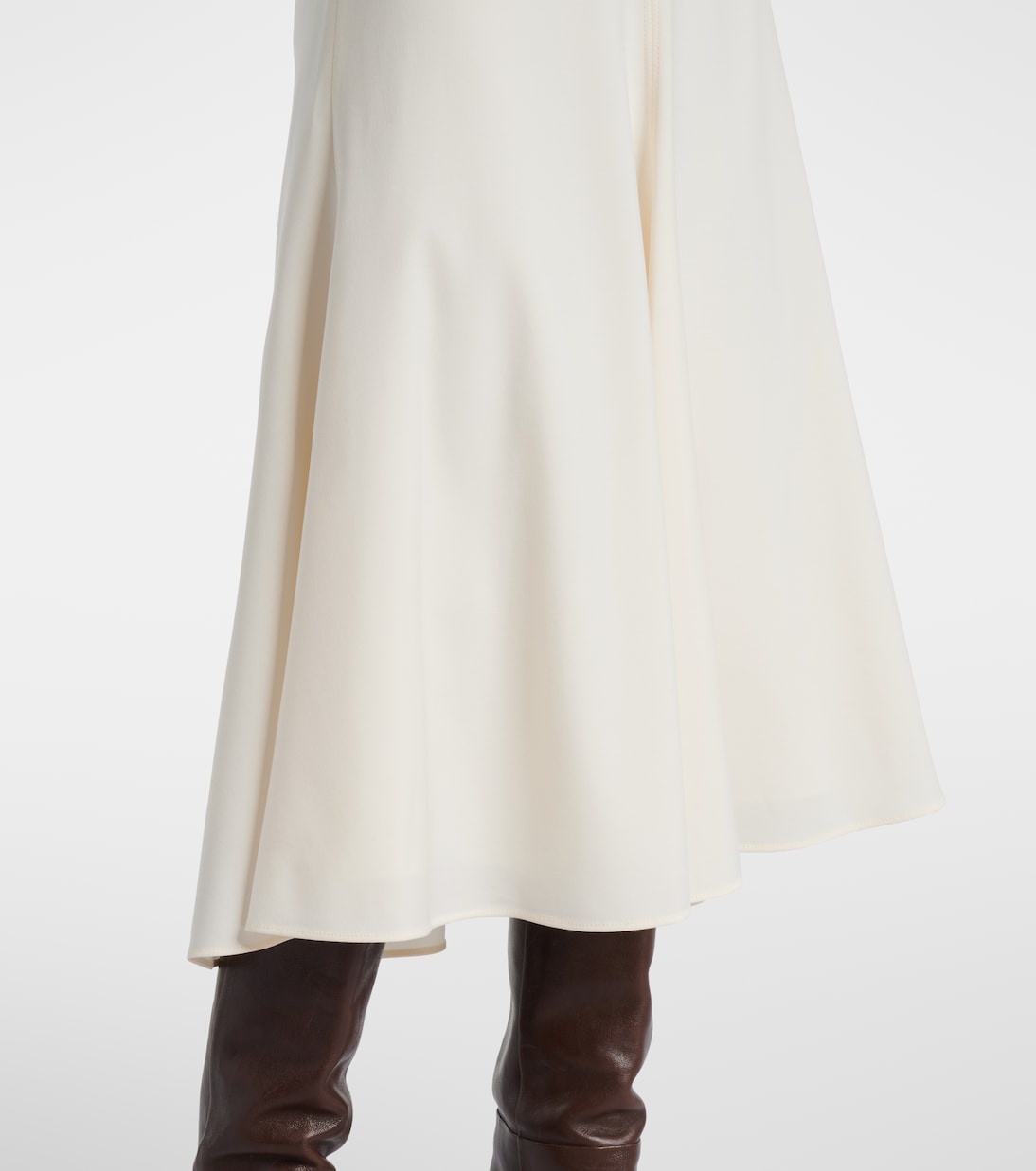Robe midi en laine mélangée | Brunello Cucinelli