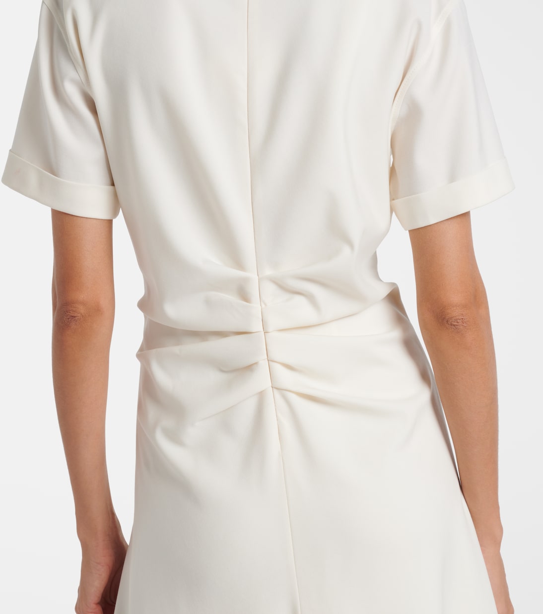 Robe midi en laine mélangée | Brunello Cucinelli