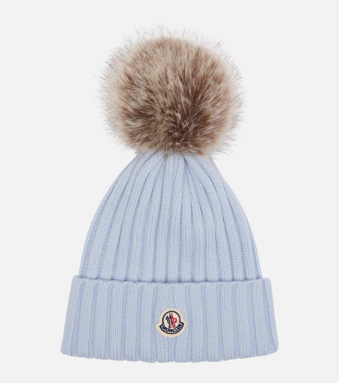 Ribbed-knit virgin wool beanie  | Moncler