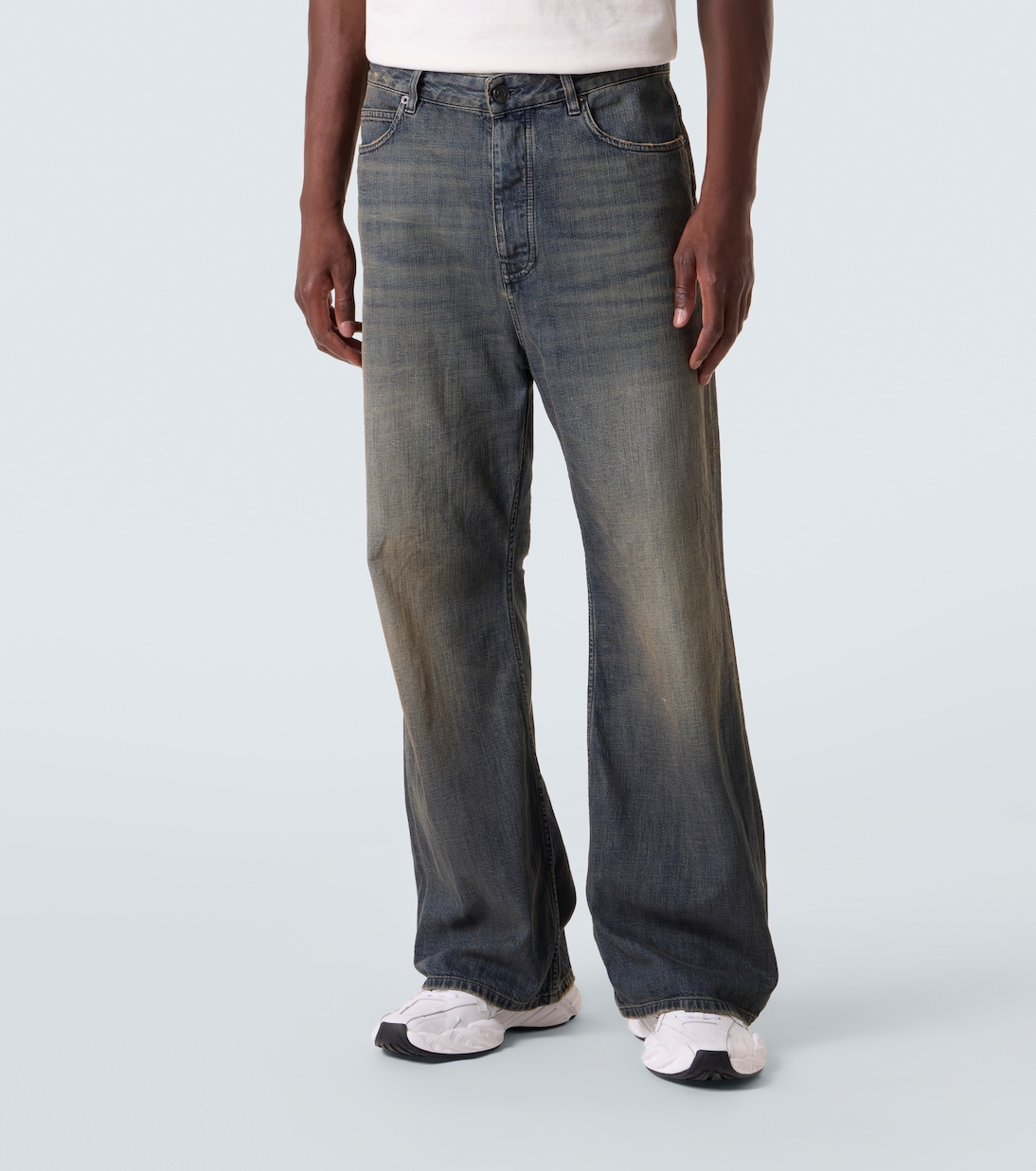 Low-Rise Wide-Leg Jeans | Balenciaga