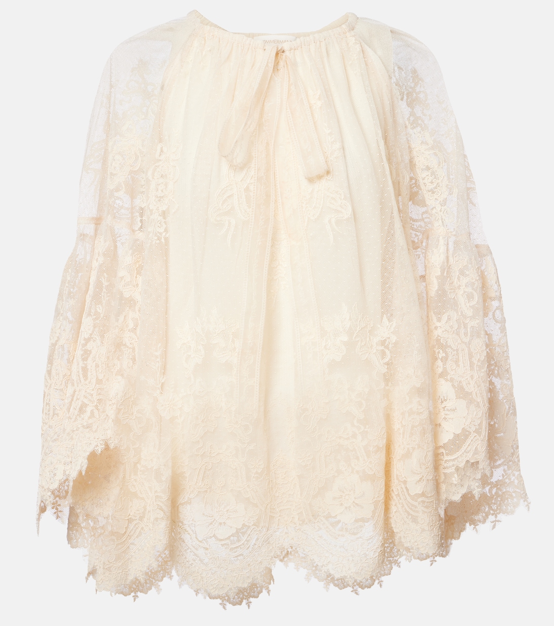 Schluppenbluse Hypnotic aus Spitze | Zimmermann