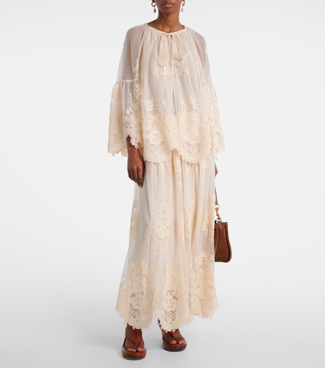 Schluppenbluse Hypnotic aus Spitze | Zimmermann