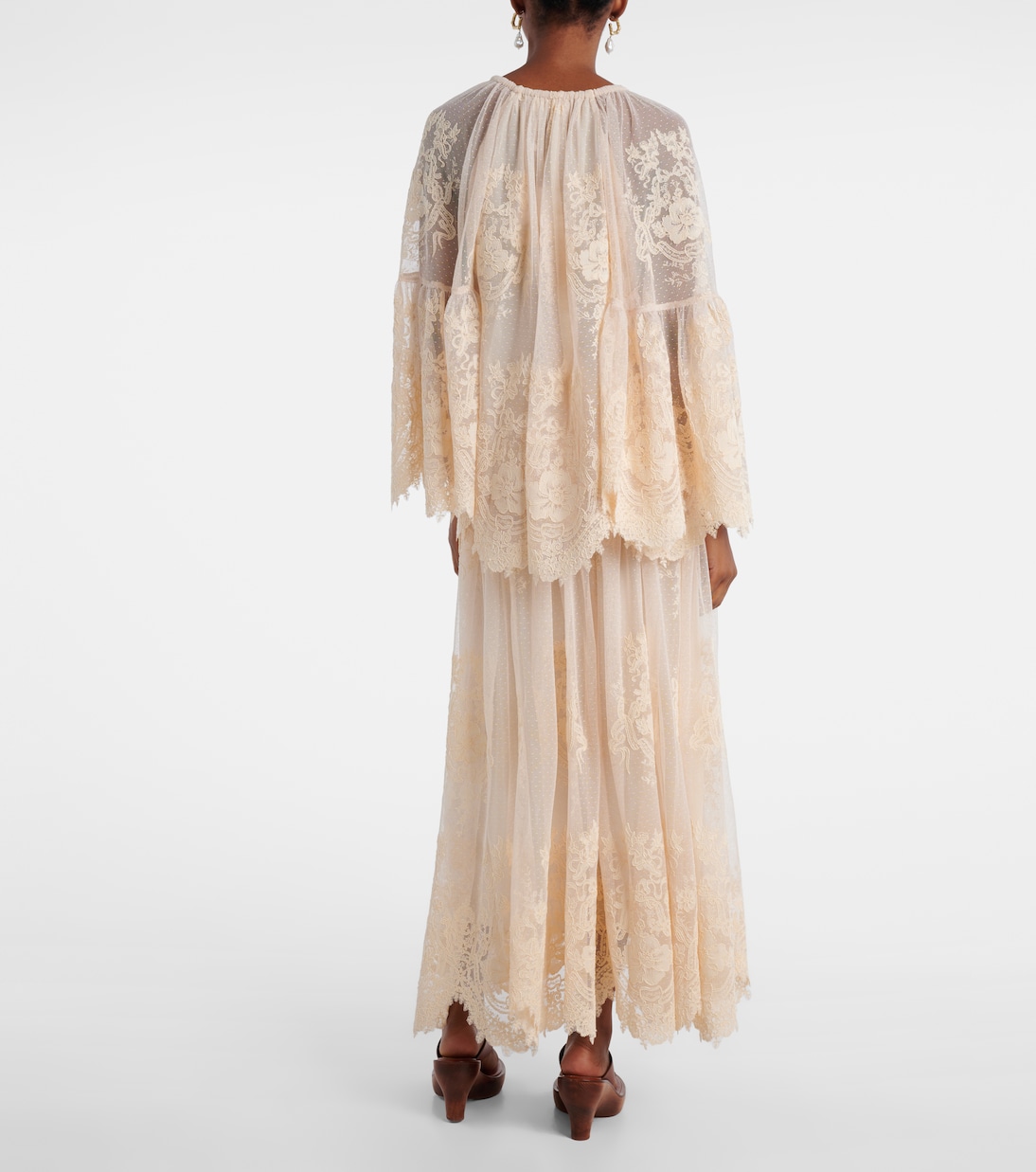 Schluppenbluse Hypnotic aus Spitze | Zimmermann