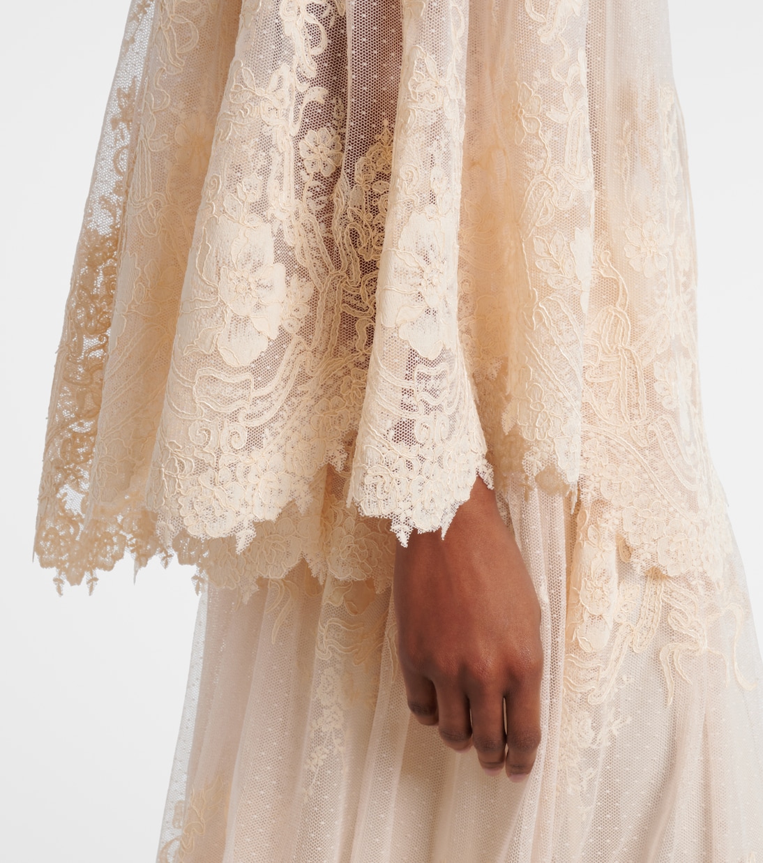 Schluppenbluse Hypnotic aus Spitze | Zimmermann