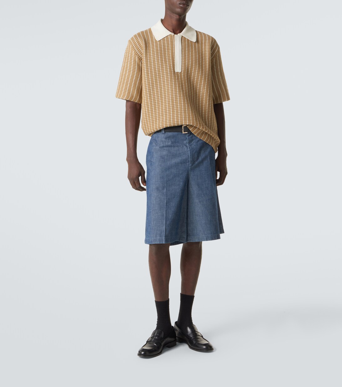 Denim Bermuda shorts | Jil Sander