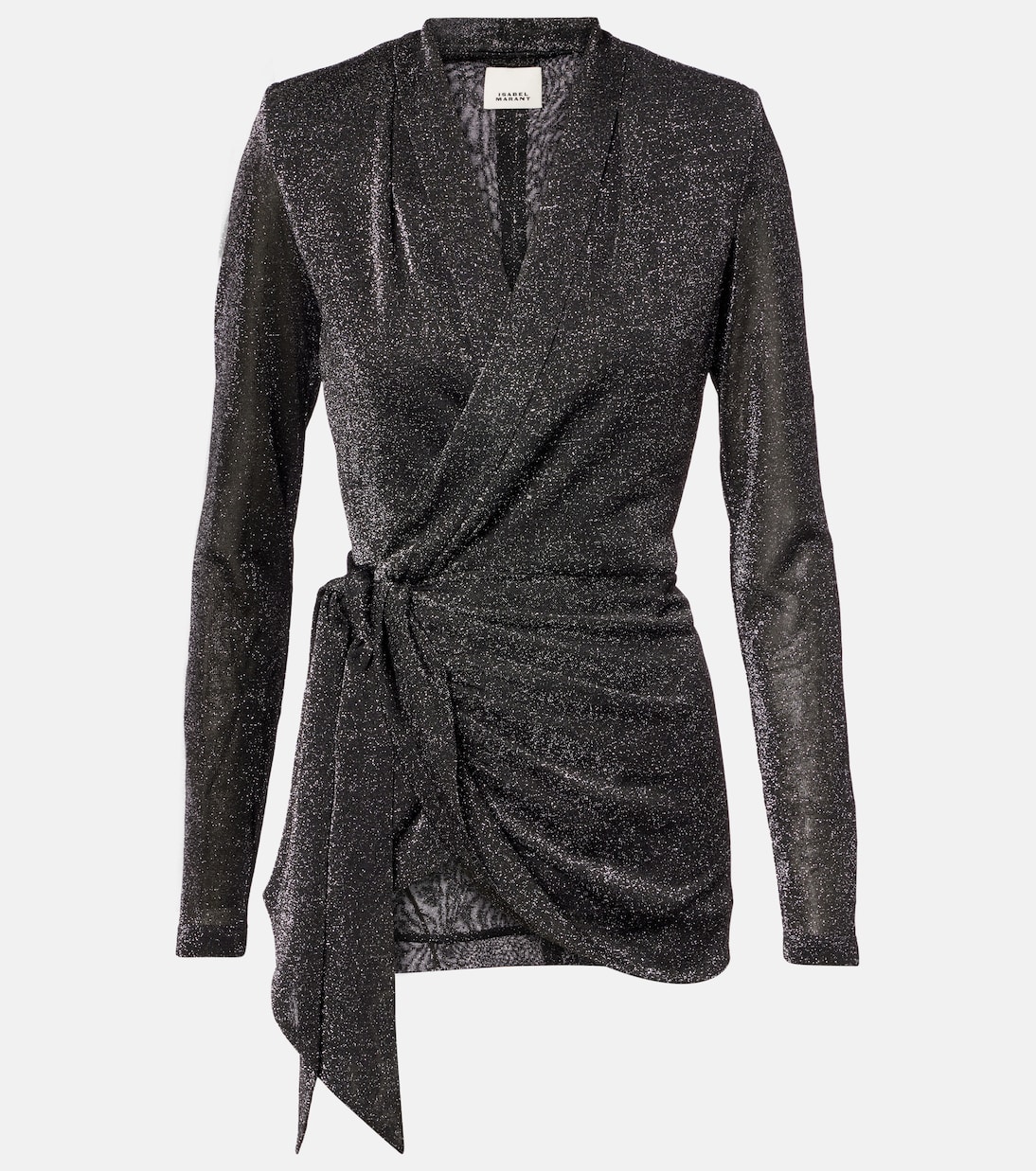 Cinay lamé wrap top | Isabel Marant