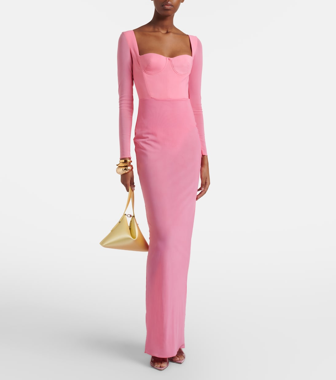 Maxikleid aus Mesh | Alex Perry