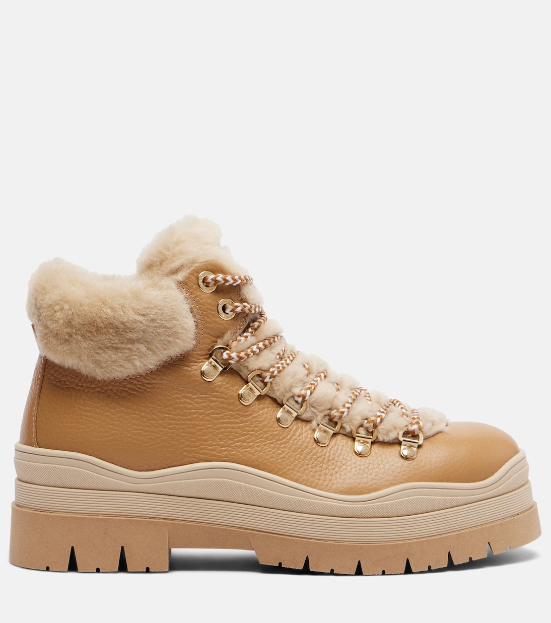 Arosa leather and shearling ankle boots | Bogner