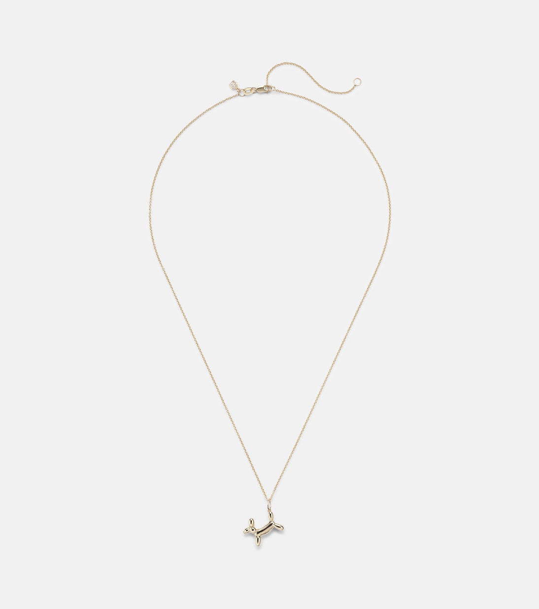 14kt gold charm necklace with diamond | Sydney Evan