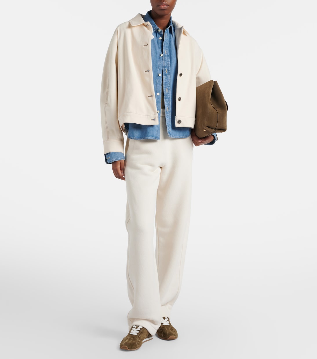 Dente cotton-blend sweatpants | Max Mara