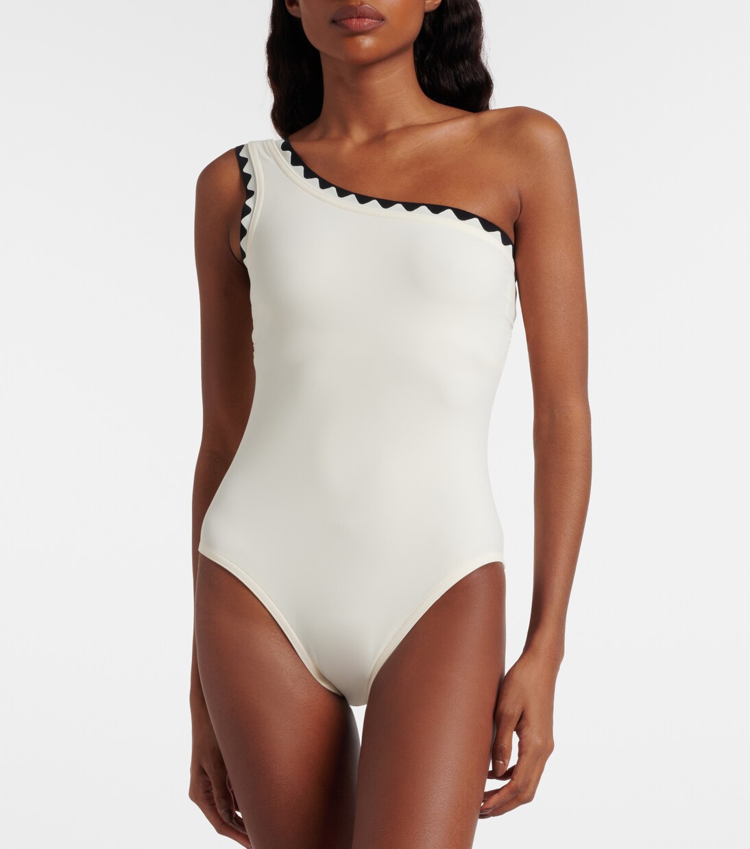 Lia one-shoulder swimsuit | Karla Colletto