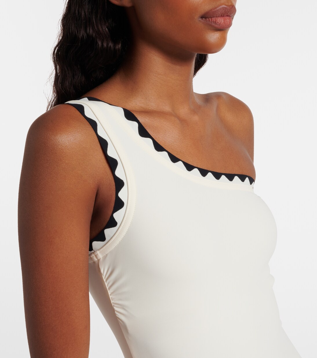 Lia one-shoulder swimsuit | Karla Colletto