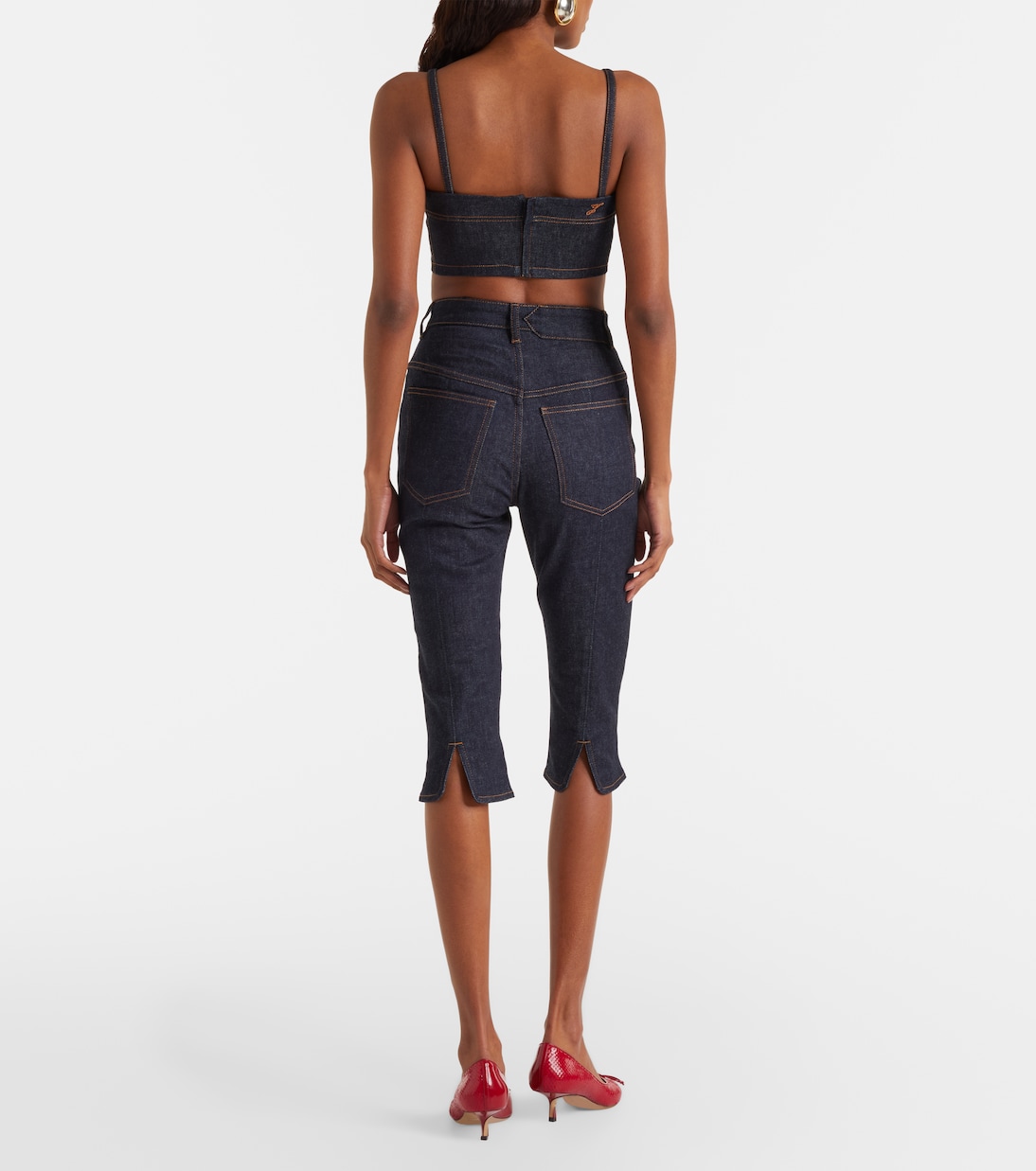 Jeans capri con logo | Jacquemus