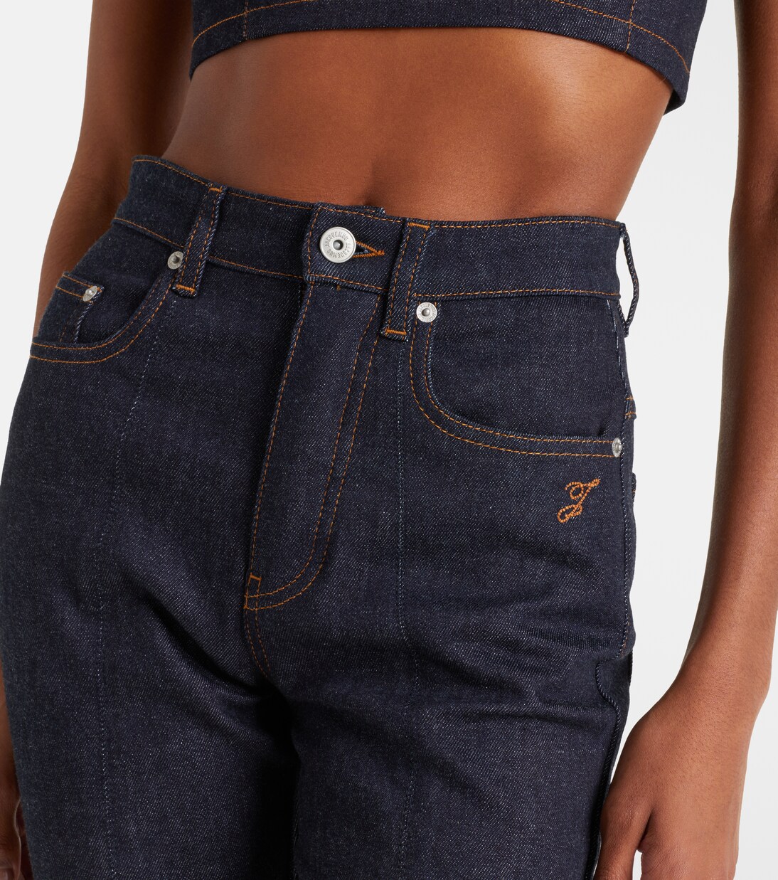 Jeans capri con logo | Jacquemus