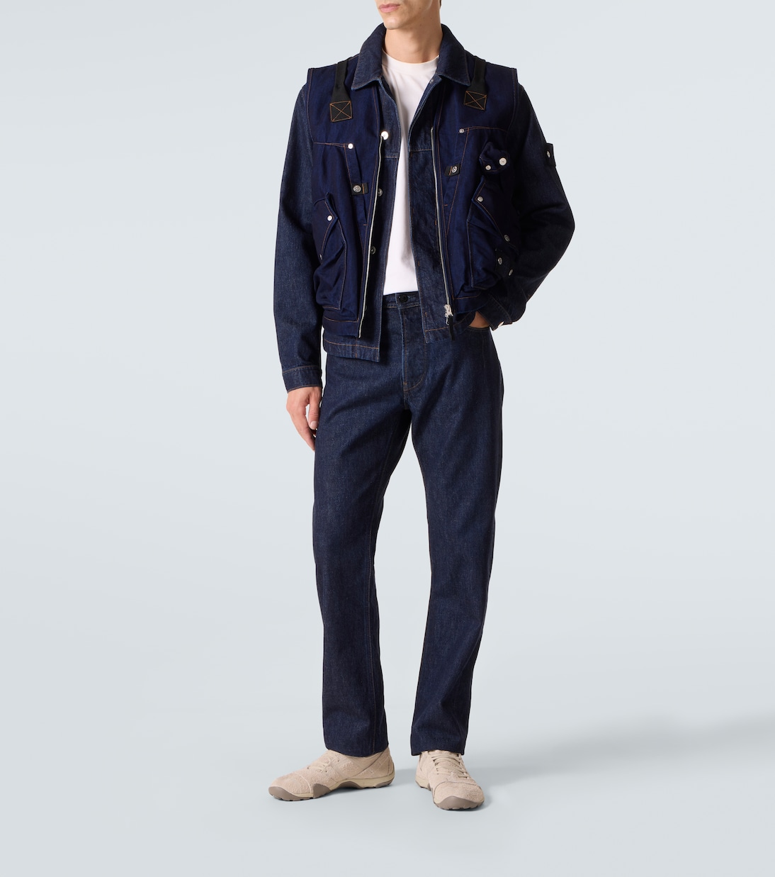 Jean droit à taille mi-haute | Stone Island
