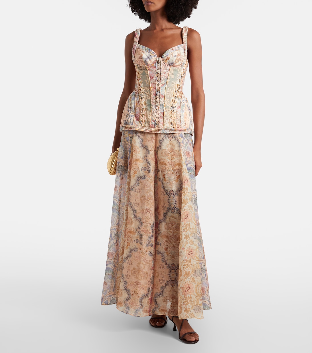 Rebellion floral linen gown | Zimmermann
