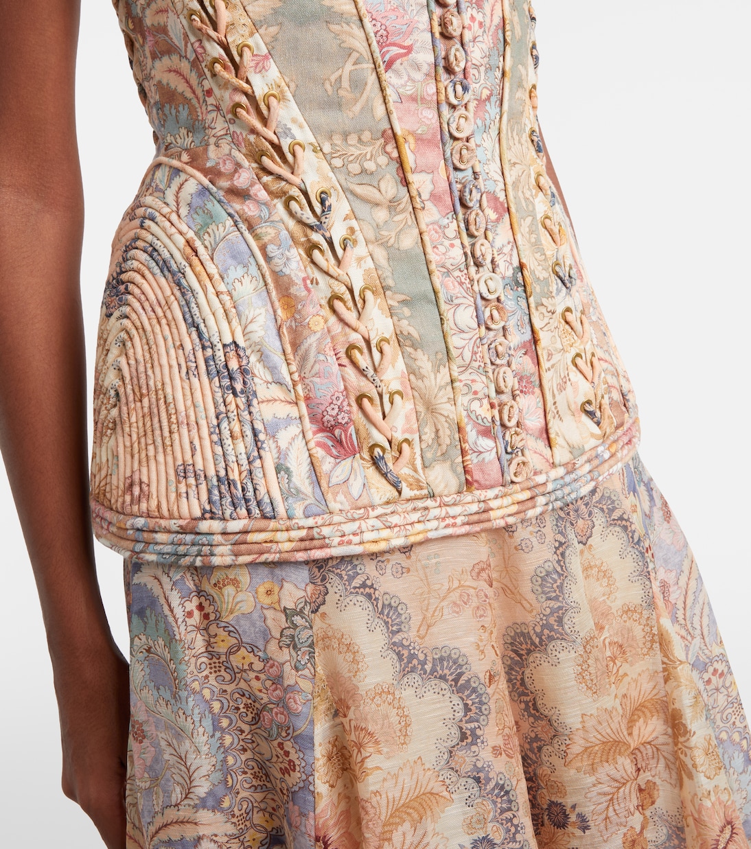 Rebellion floral linen gown | Zimmermann