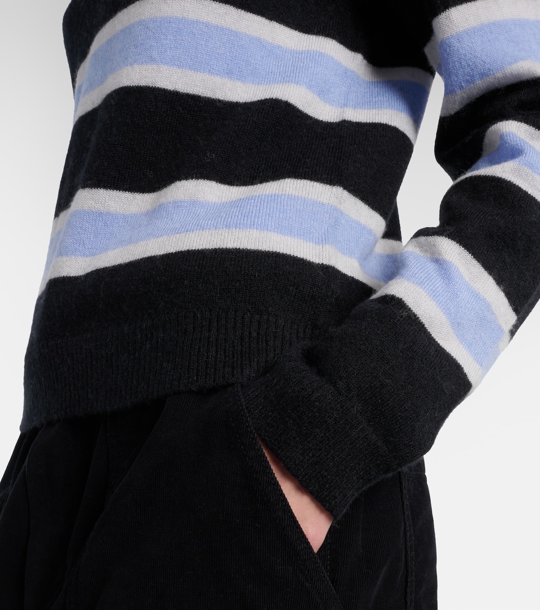 Everlake striped polo sweater | Velvet