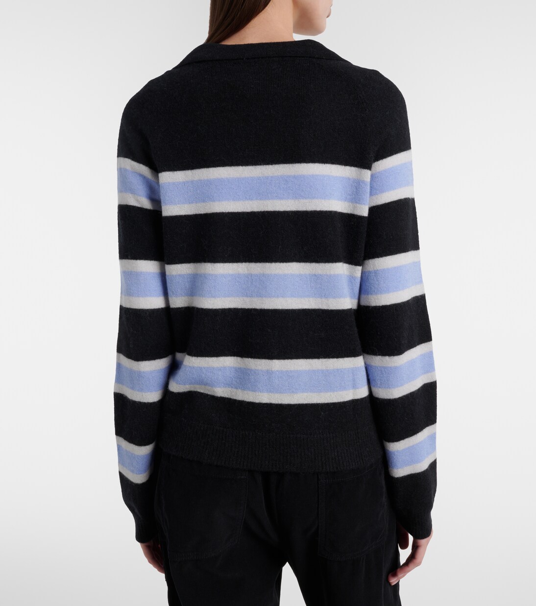 Everlake striped polo sweater | Velvet