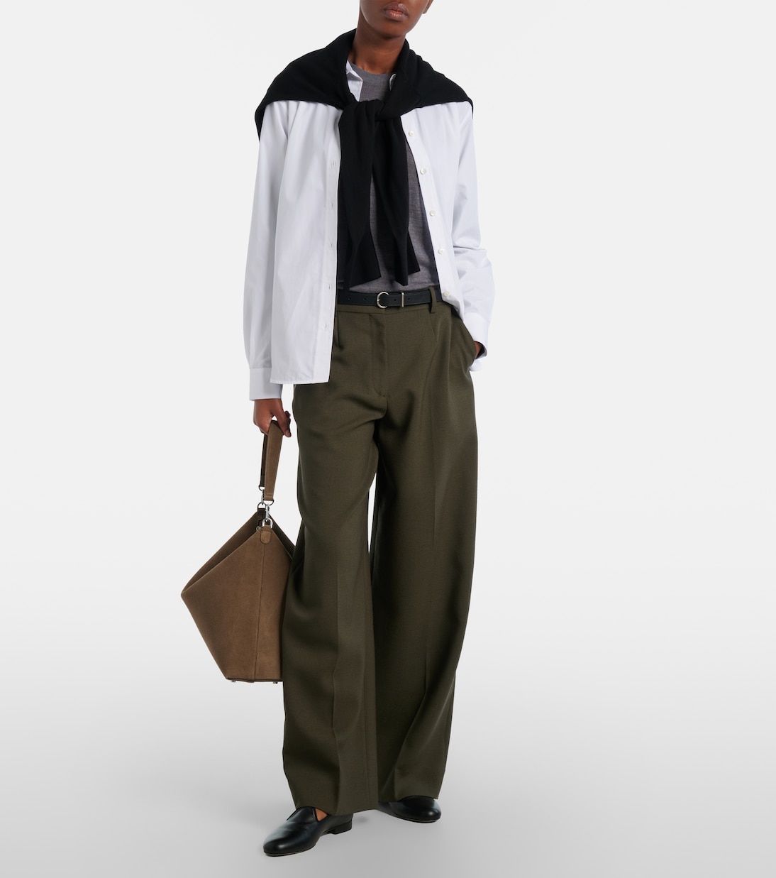 Bevel Medium corduroy shoulder bag | Toteme