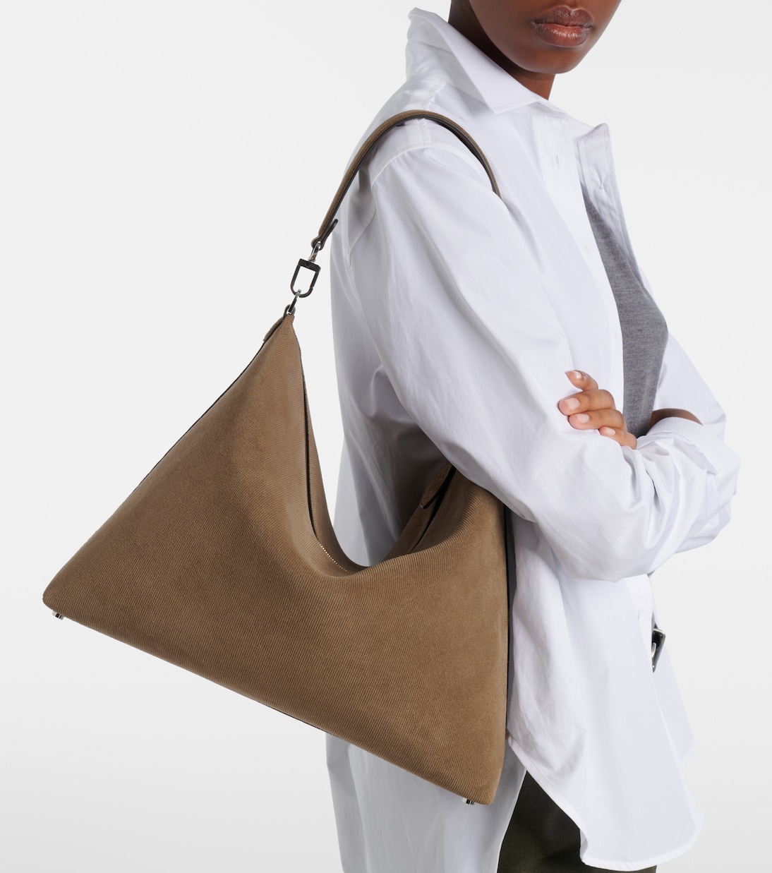 Bevel Medium corduroy shoulder bag | Toteme